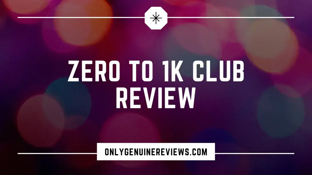 Zero to 1k Club Review Mohamed Camara Course